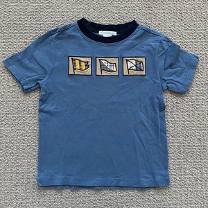 Janie and Jack Boys Short Sleeve Shirt, size 3